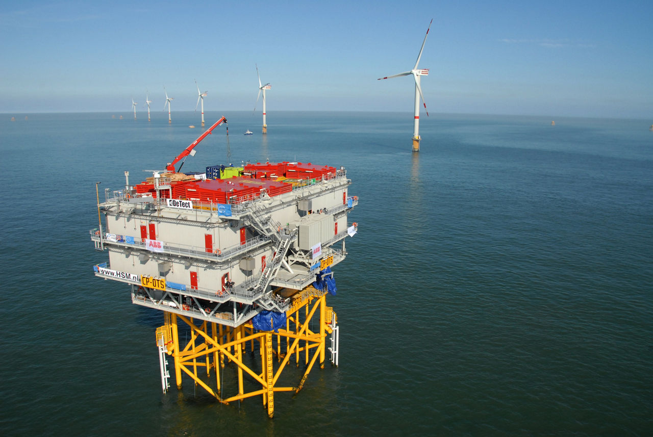 Offshore wind substation