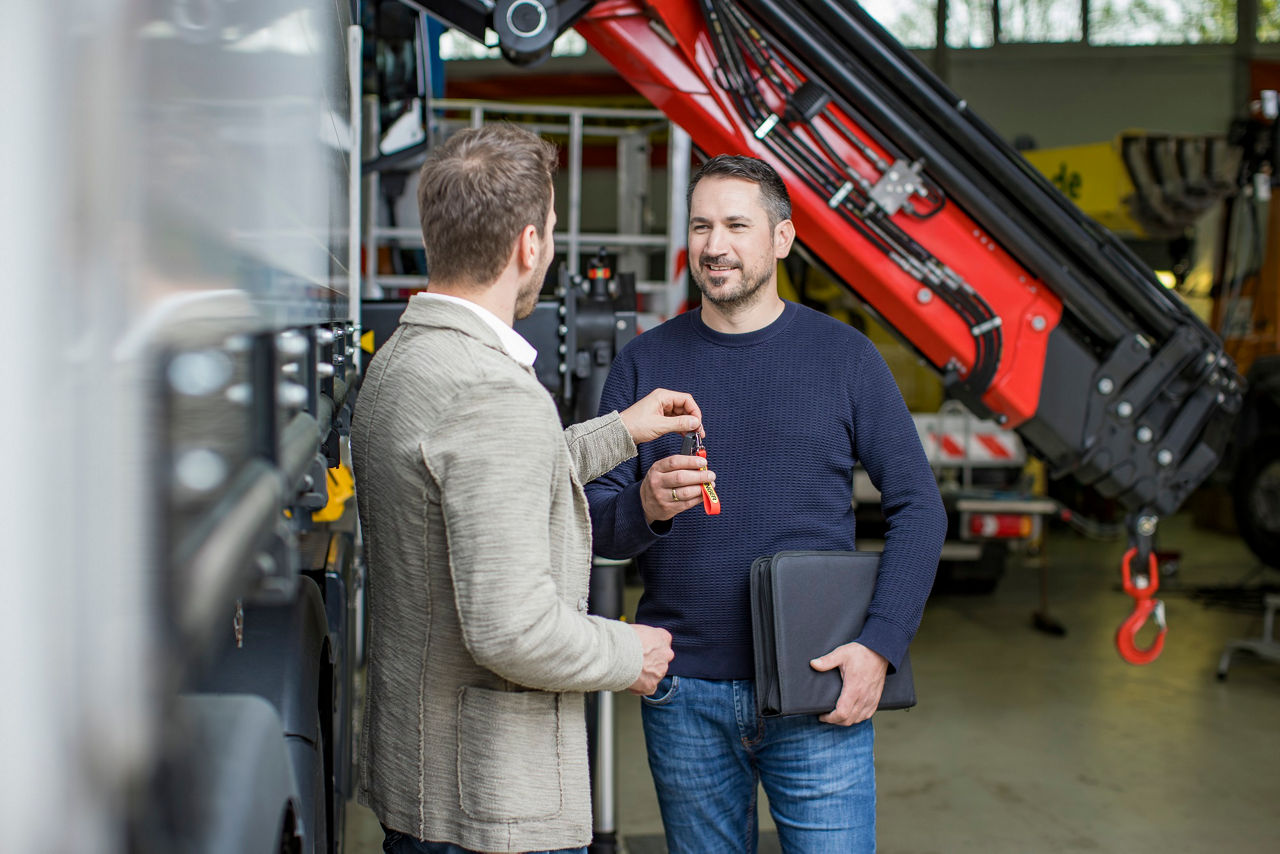 Palfinger Shooting Network Development in Ainring Foto: Neumayr/Christian Leopold 09.04.2024