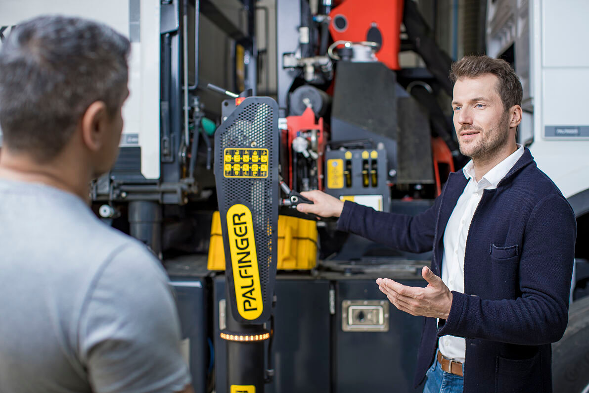 Palfinger Shooting Network Development in Ainring Foto: Neumayr/Christian Leopold 09.04.2024