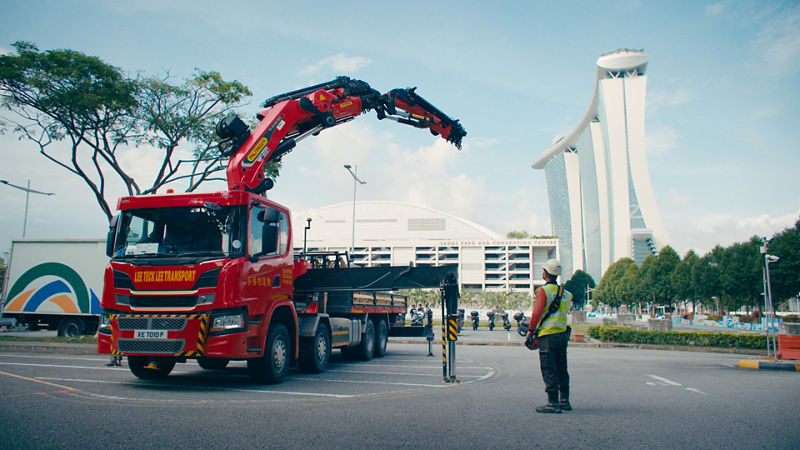 First PK 135.002 TEC 7 to APAC region arrives in Singapore