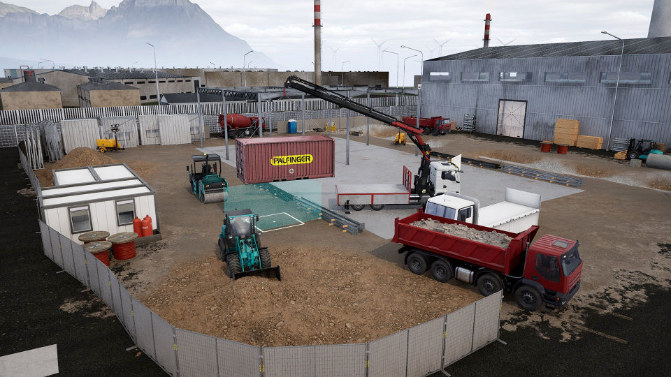 Industrial construction site