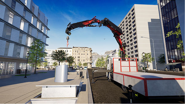 city center underfloor containers