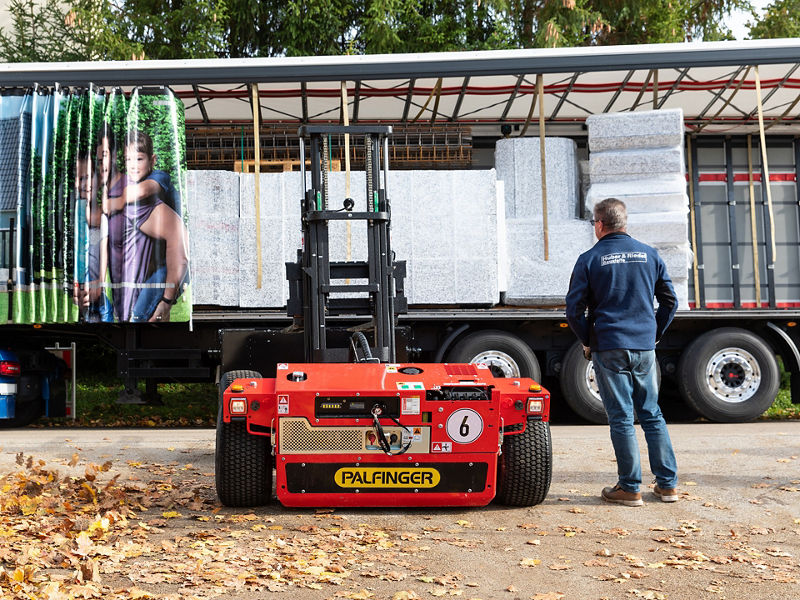 PALFINGER: On The Road With The Truck Mounted Forklift BM 214