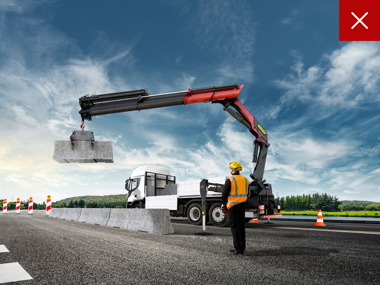 Headline placed over a dark forest image with excessive line spacing, demonstrating incorrect spacing for multi-line headlines.