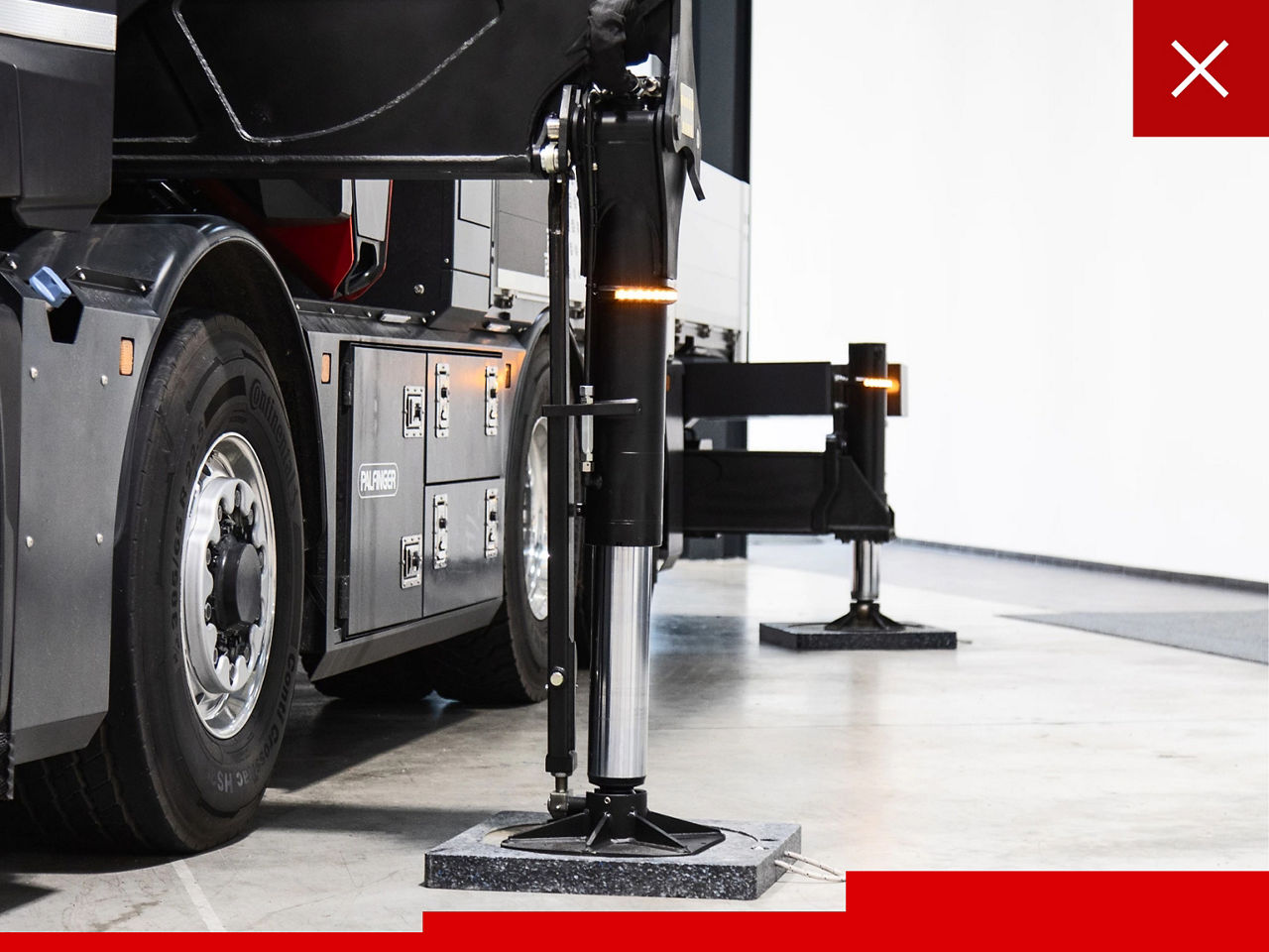 Ein falsches Anwendungsbeispiel, bei dem die Uplifting Line waagerecht angebracht und als nicht zulässig markiert ist. Das Bild unterstreicht, dass Uplifting Lines niemals in horizontaler Ausrichtung verwendet werden dürfen.