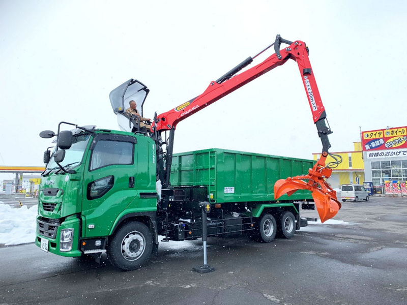 新型Mシリーズ マスタードライブ・エプスフード搭載リサイクルクレーン