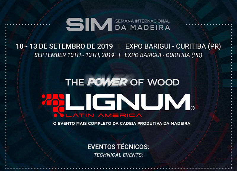 Venha nos visitar na 3ª Feira Lignum Latin America