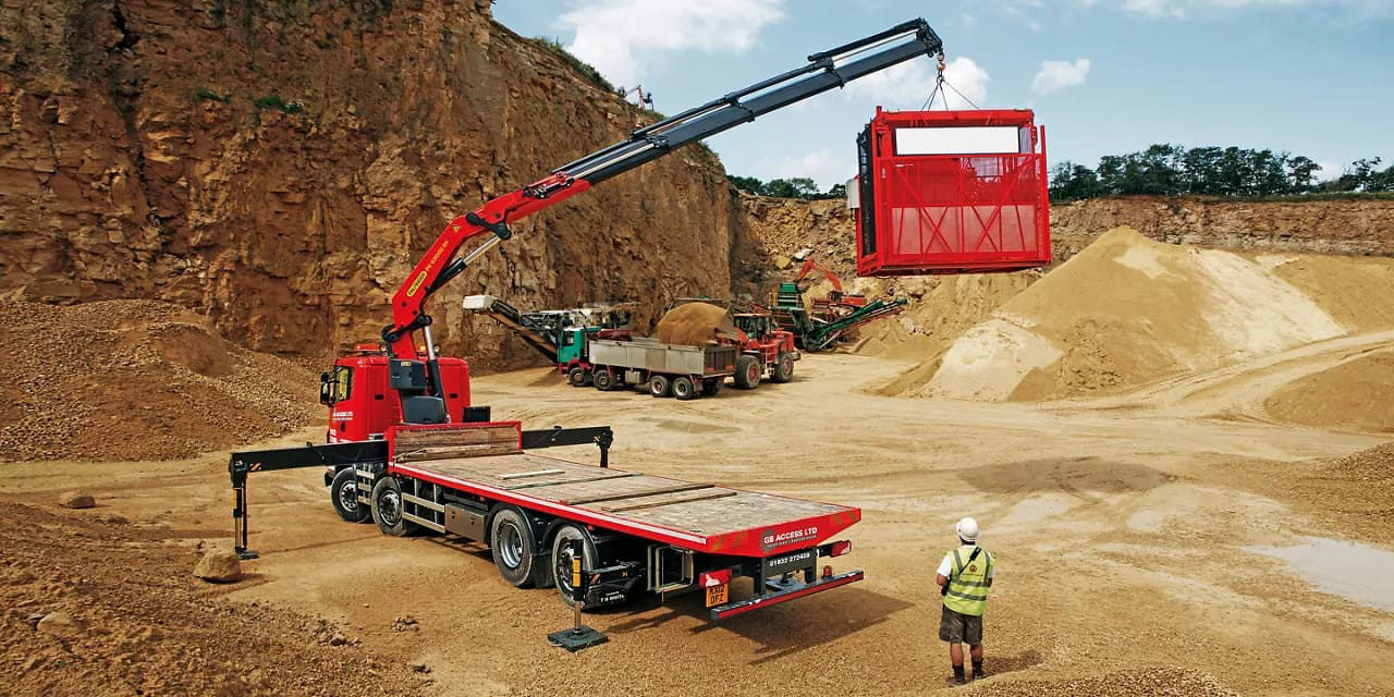Logística minera: optimice su flota con PALFINGER