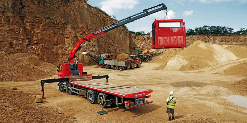 Logística minera: optimice su flota con PALFINGER