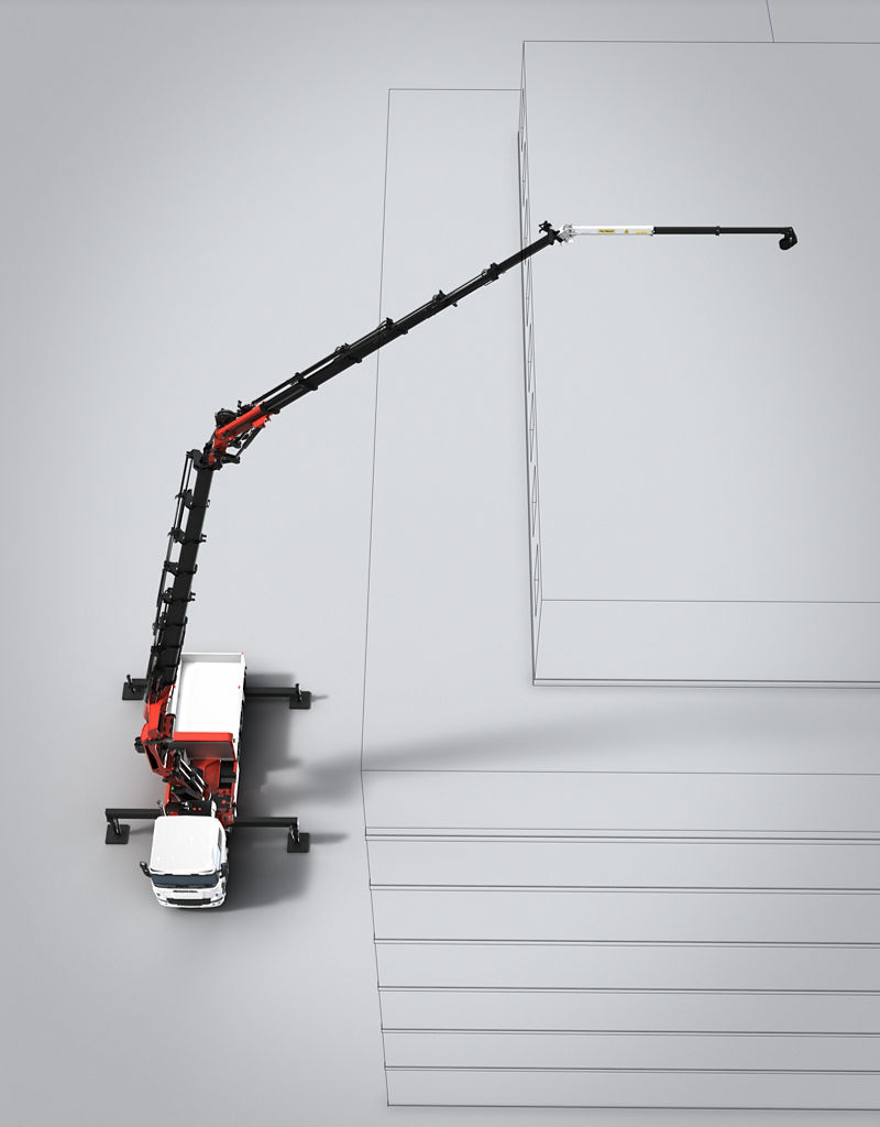 PALFINGER MFA jib: maximum reach and flexibility