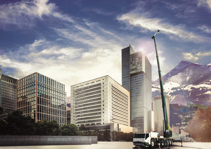 The sky's the limit – the new Top Class P 1000 is the largest all-terrain access platform in the world