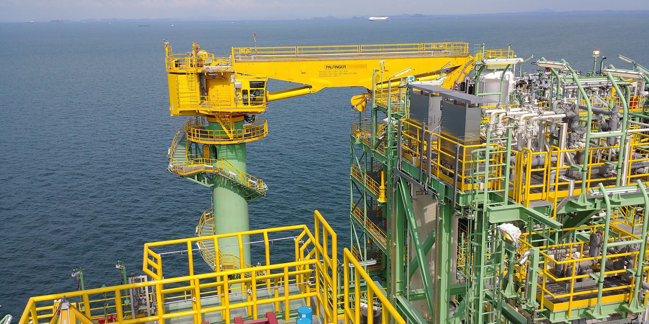 Knuckle boom crane