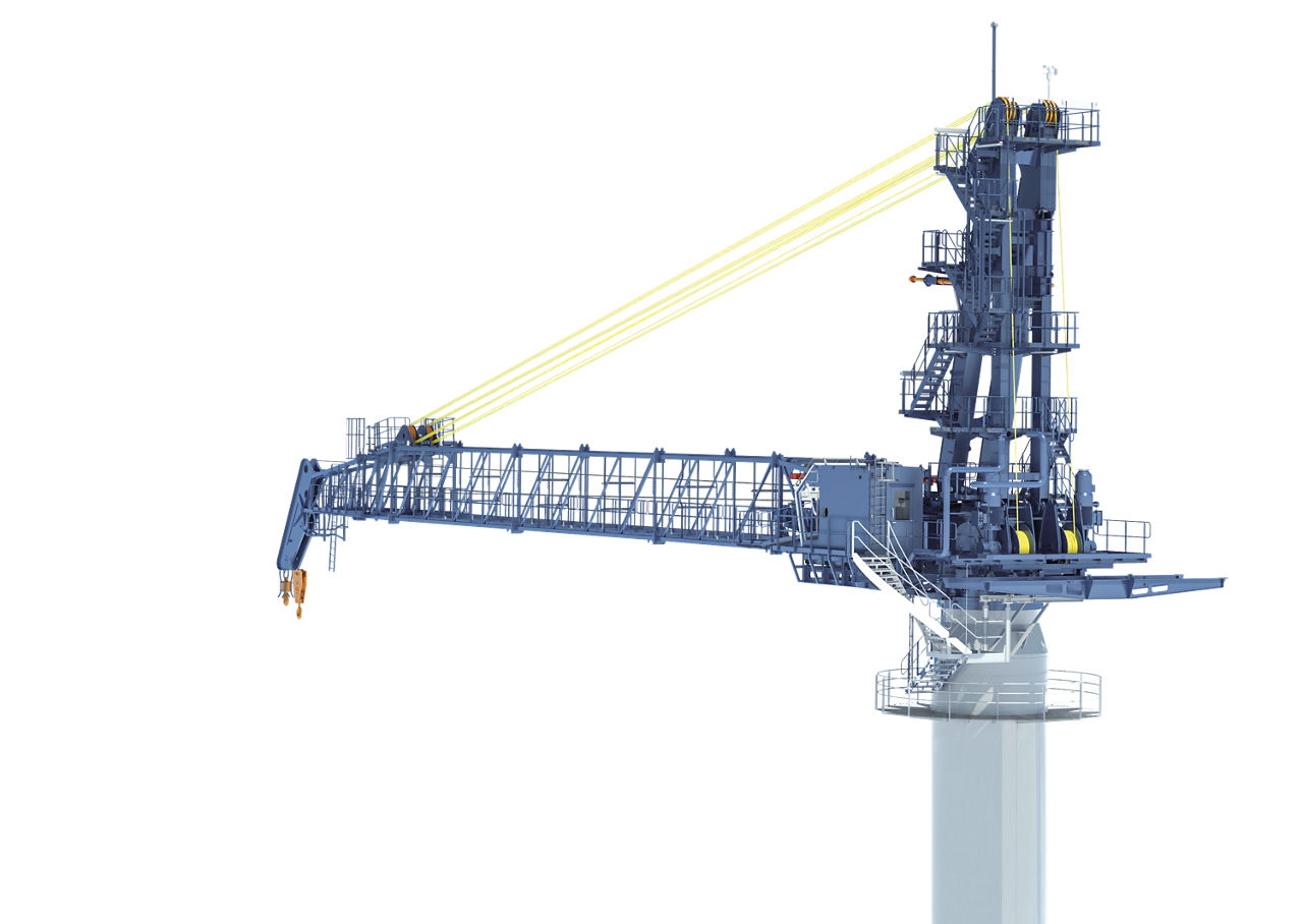 Offshore pedestal crane