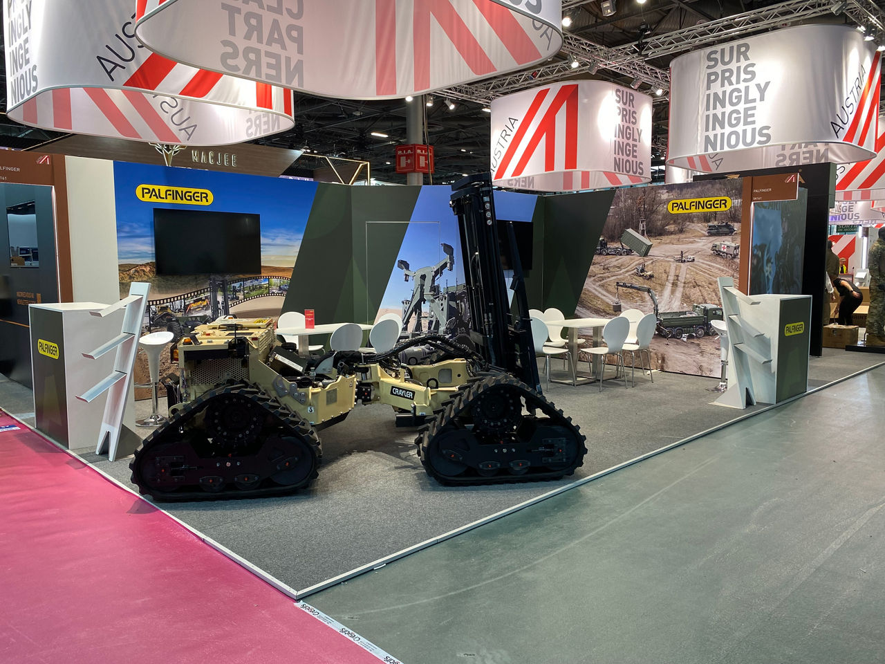 Eurosatory exhibition booth