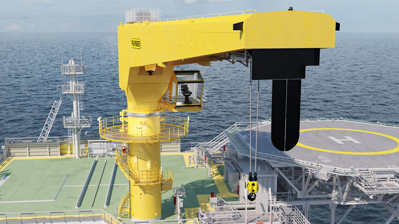 Fully electric jib crane