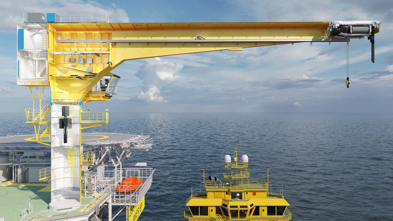 Fully electric jib crane