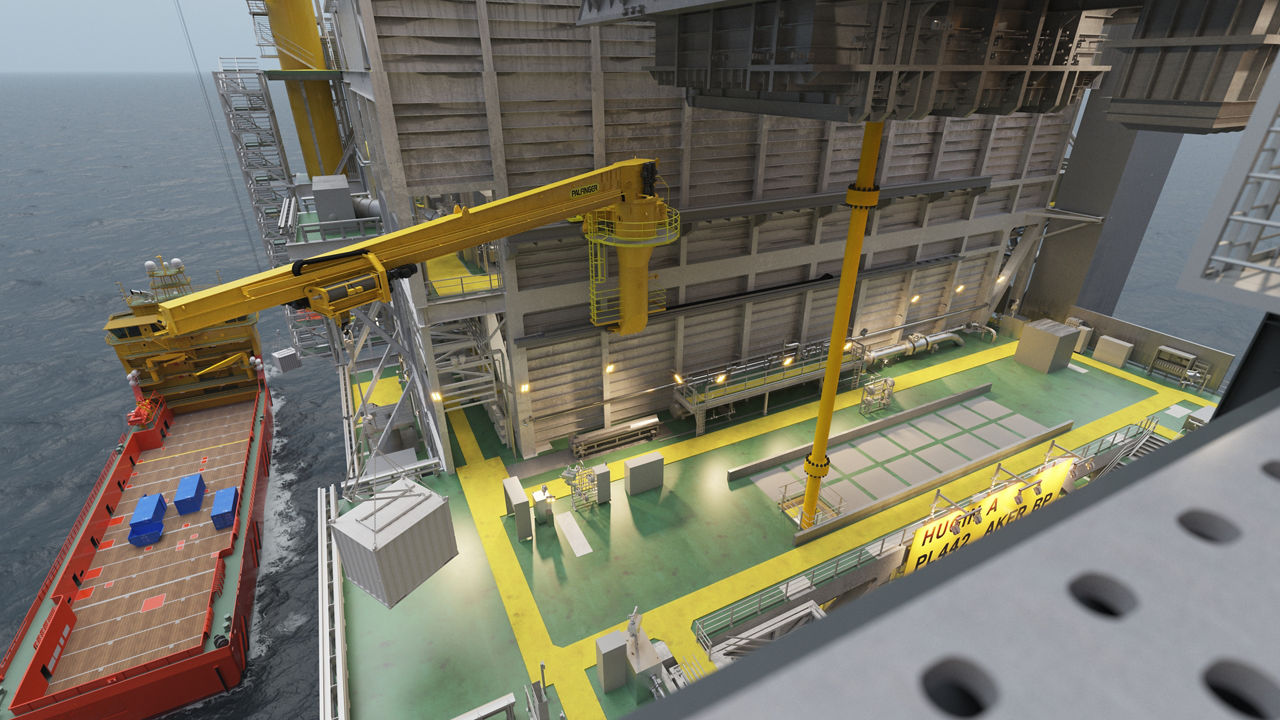 Fully electric travelling jib crane