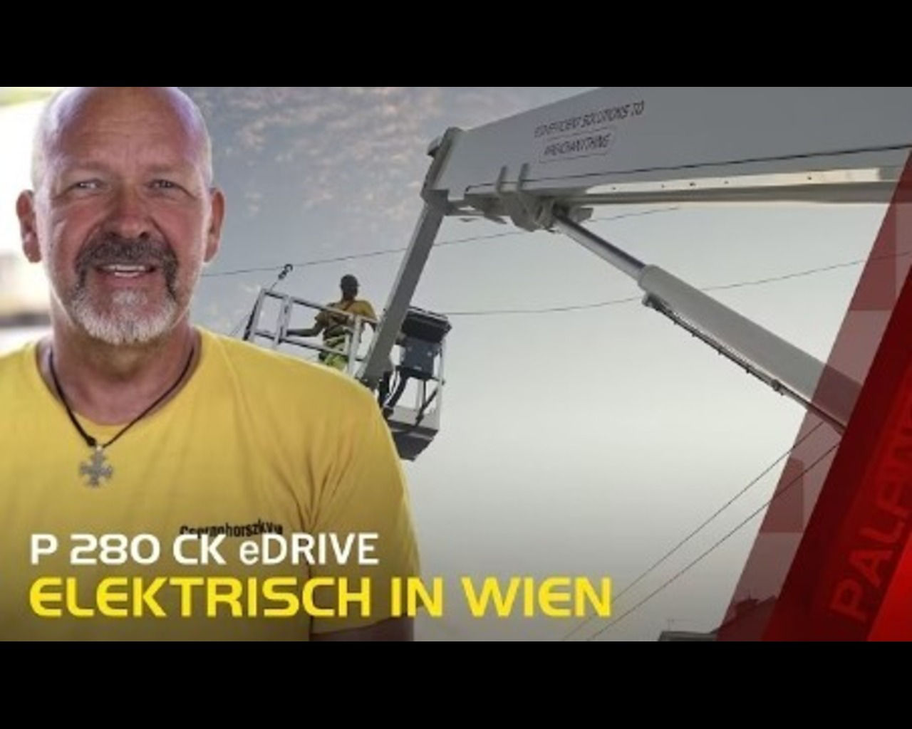 PALFINGER Platforms - P 280 CK eDRIVE: Electrically operated in Vienna