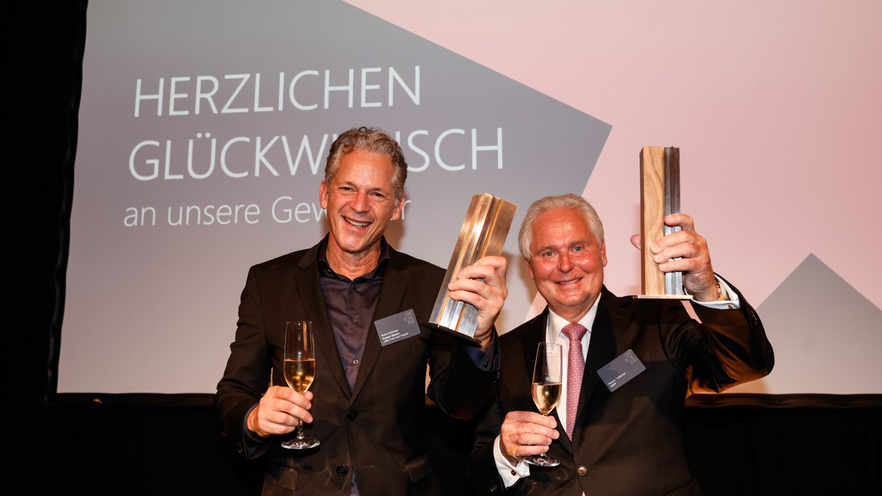 CMO of the Year 2022 Boris Dolkhani und Lifetime Achievement Award Reiner Tafferner