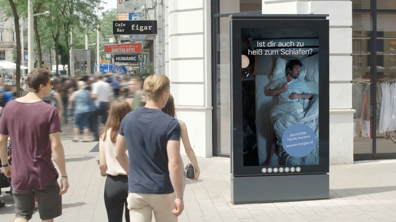 Salzburger Lungau: Datenbasierte DOOH Kampagne