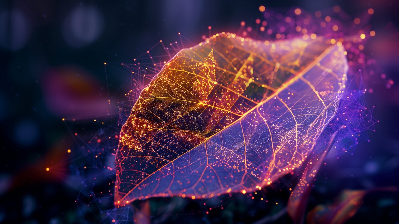 abstract futuristic image of data streams