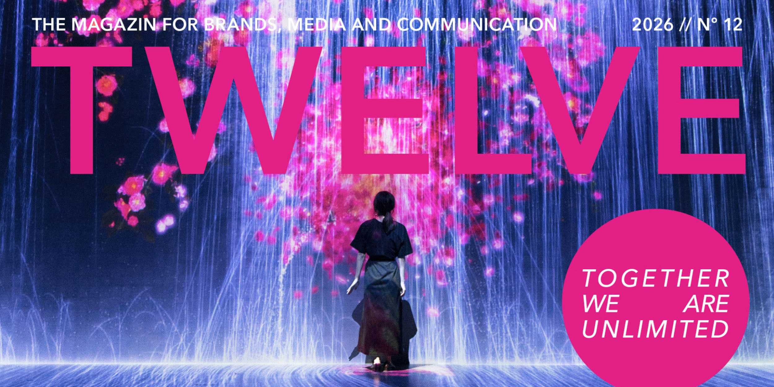 Cover to the latest issue of TWELVE Magazine 2026