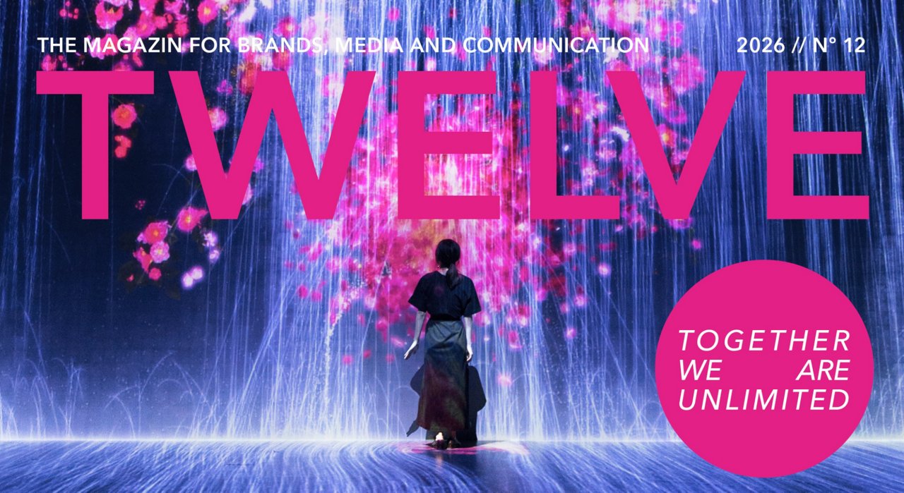 Cover to the latest issue of TWELVE Magazine 2026