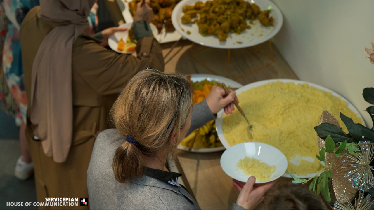 people doing Barbque on Eid Mubarak