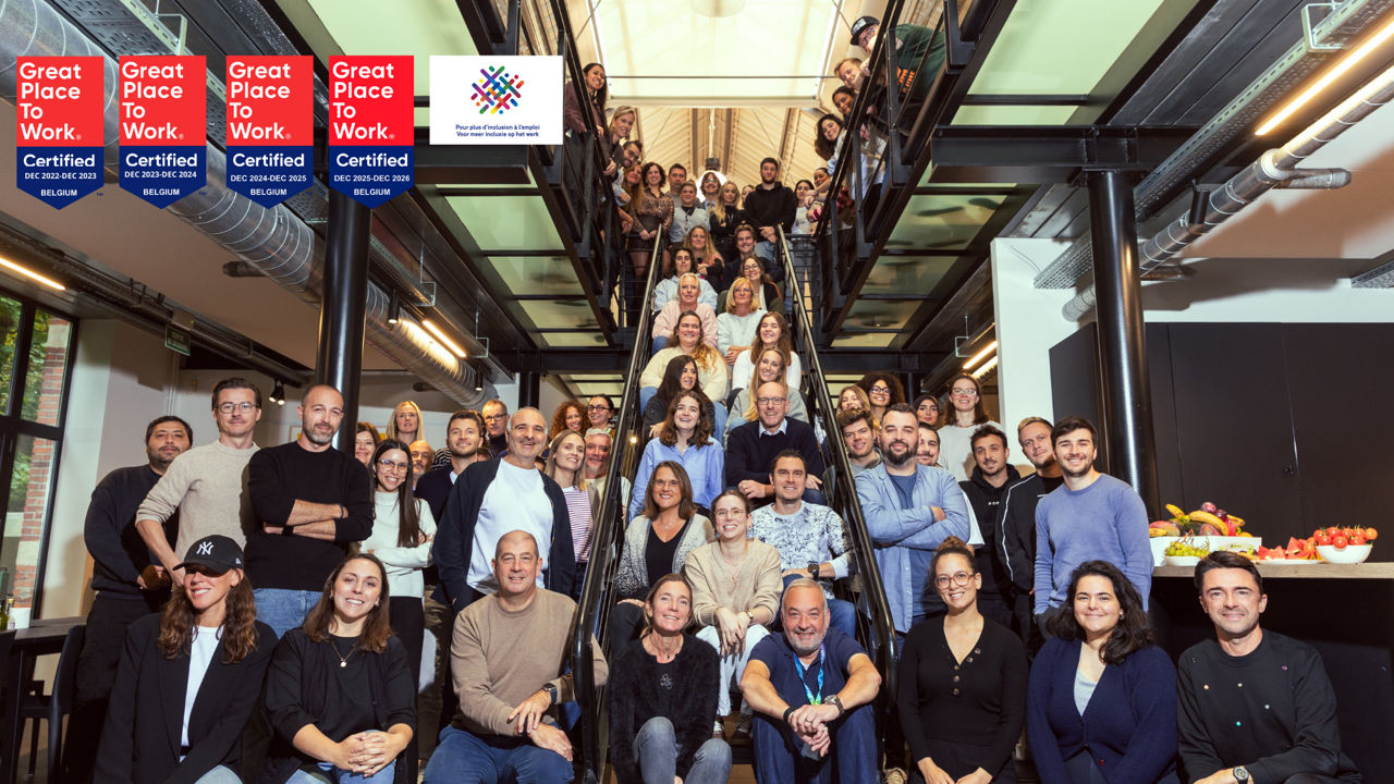 SERVICEPLAN GROUP CERTIFIED GREAT PLACE TO WORK AND AWARDED THE BRUSSELS ECONOMY & EMPLOYMENT DIVERSITY LABEL 