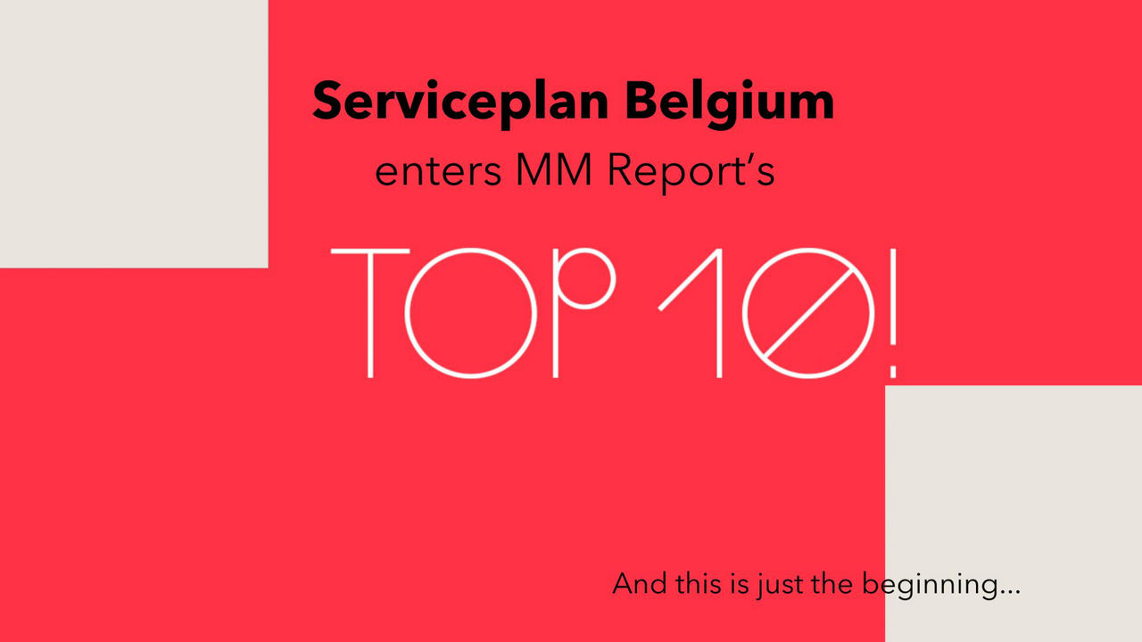 Serviceplan Belgium enter MM Report Top 10