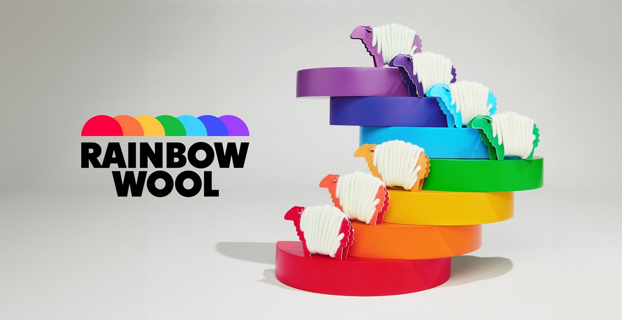 Cordones Rainbow Wool
