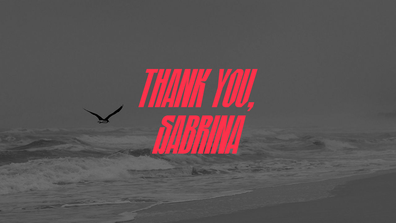 Thank you, Sabrina