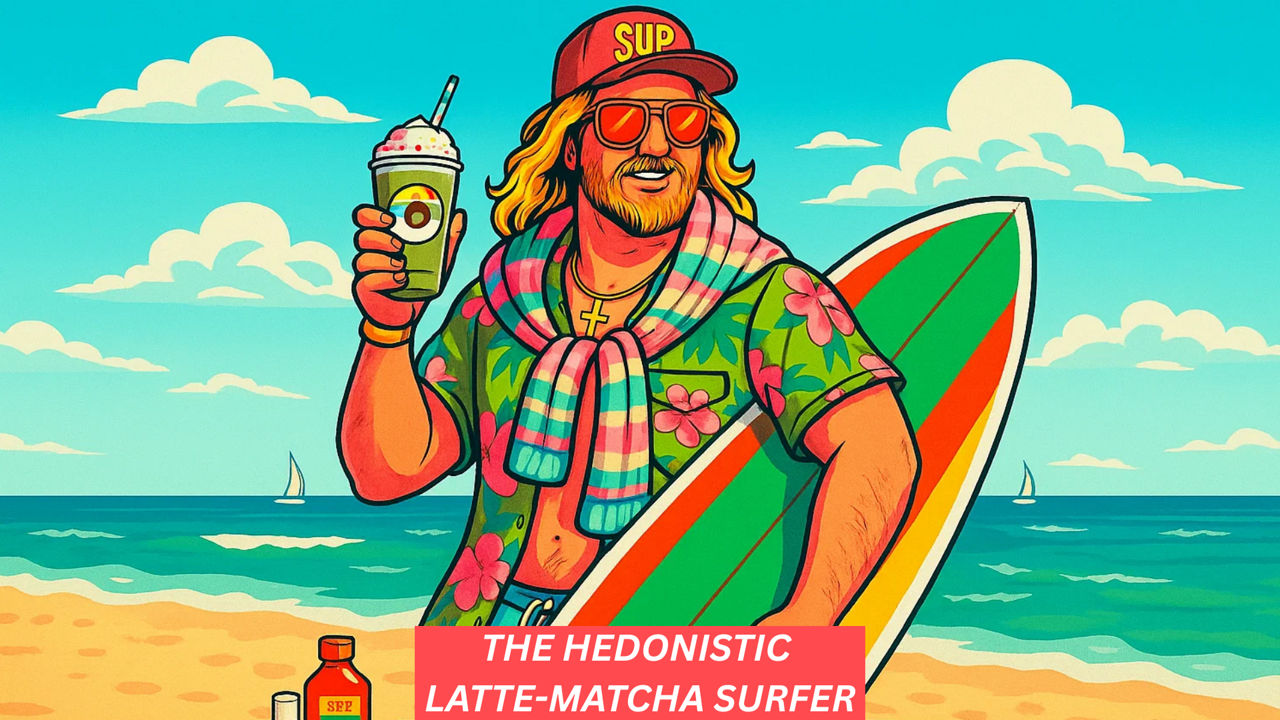 The Hedonistic Latte-Matcha Surfer