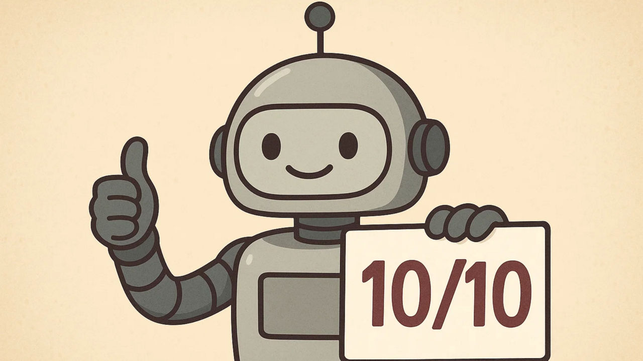 AI Gives Itself a 10 out of 10