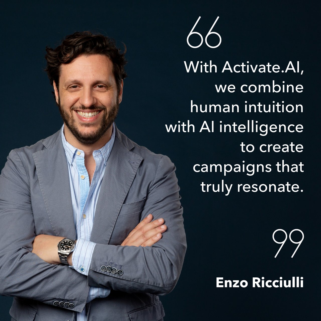 Enzo Ricciulli about Activate AI