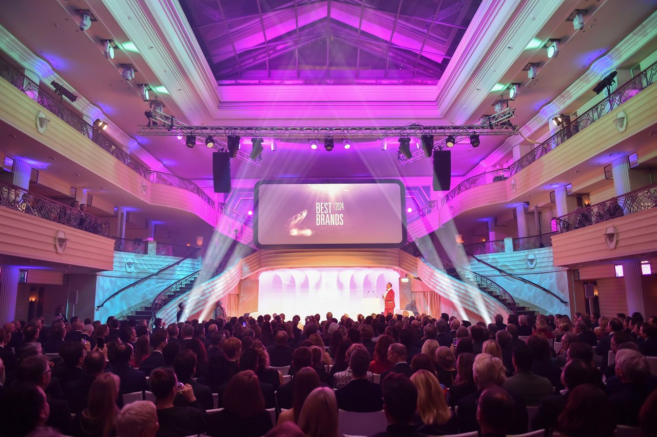 Verleihung der Best Brands Awards 2024 im Hotel Bayerischer Hof in MÃ¼nchen am 27.02.2024 / Foto: BrauerPhotos / G.Nitschke fÃ¼r Best Brands