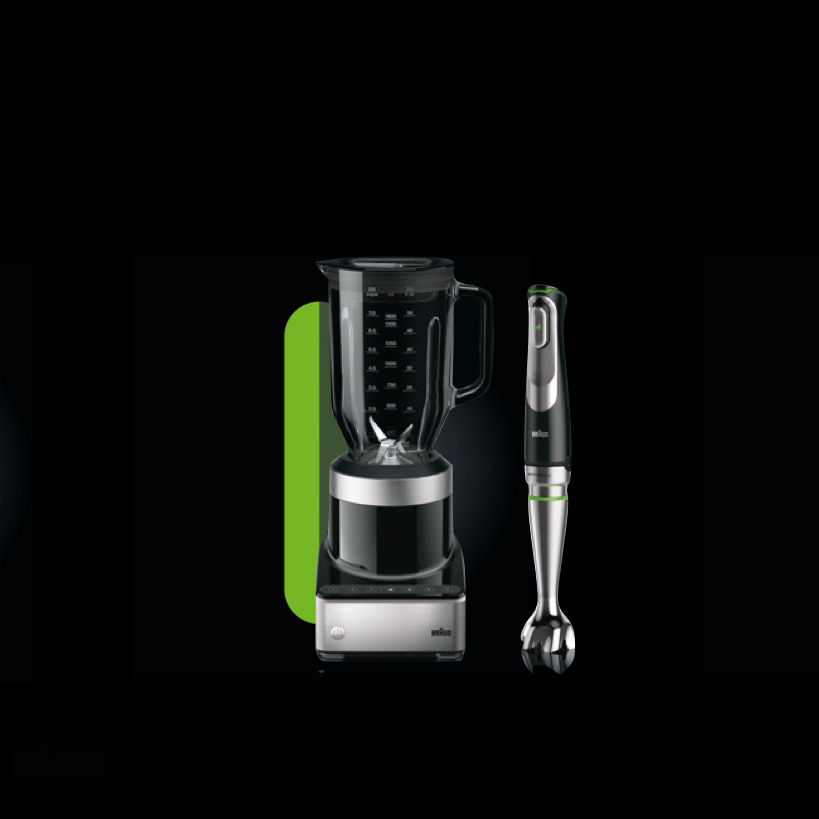 Braun hand and stand mixer in new design