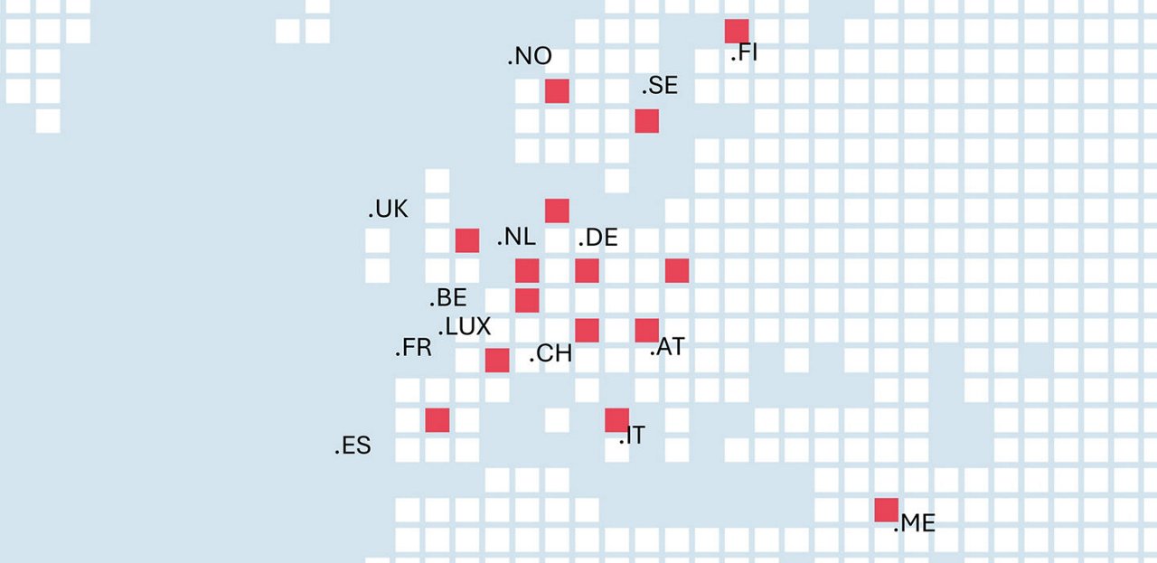 mappa dei paesi partecipanti allo studio