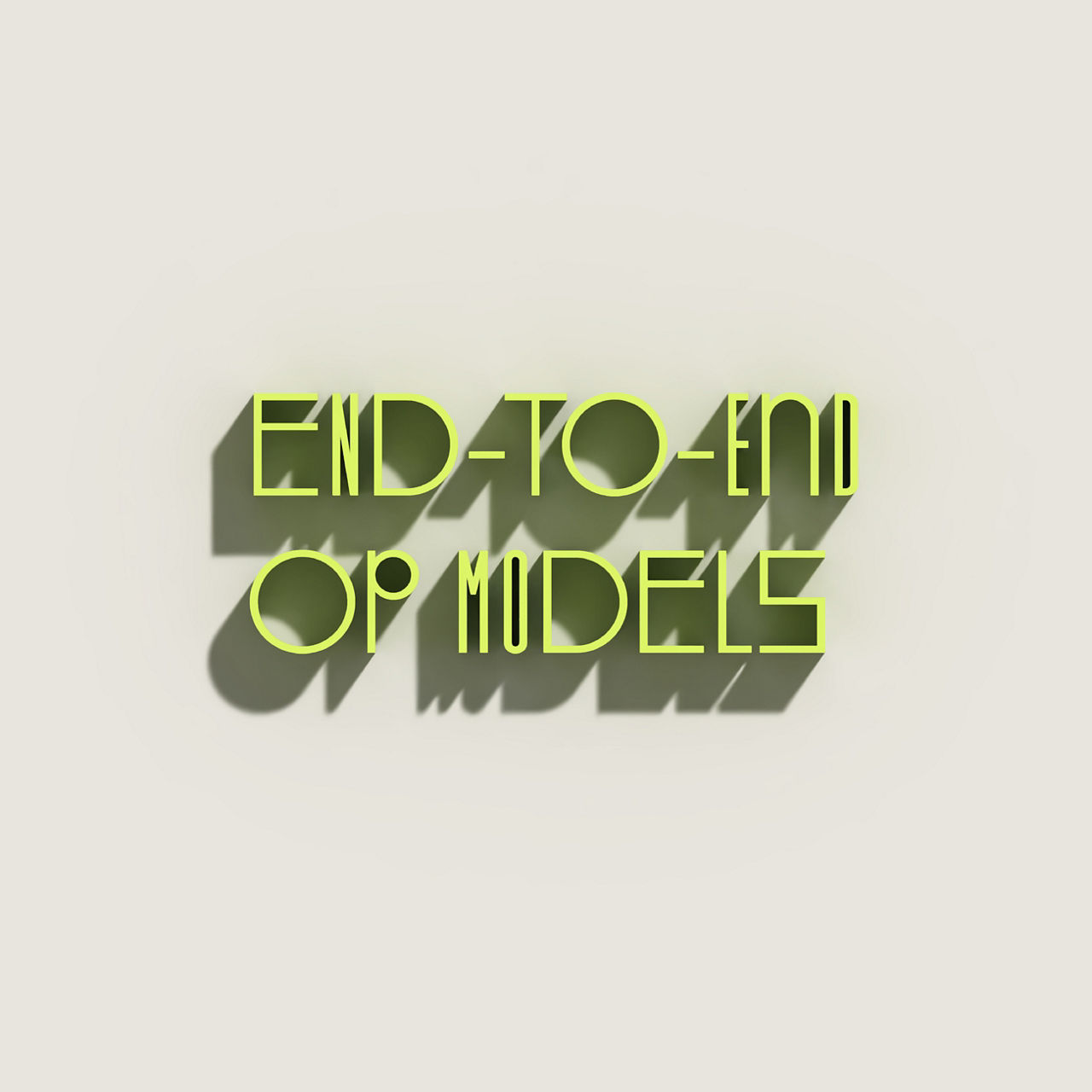 End-to-end Op Models
