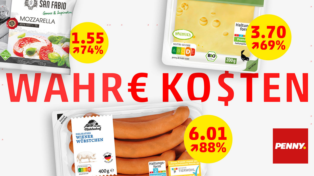 Penny Produkte - Preisanpassung für die Umwelt