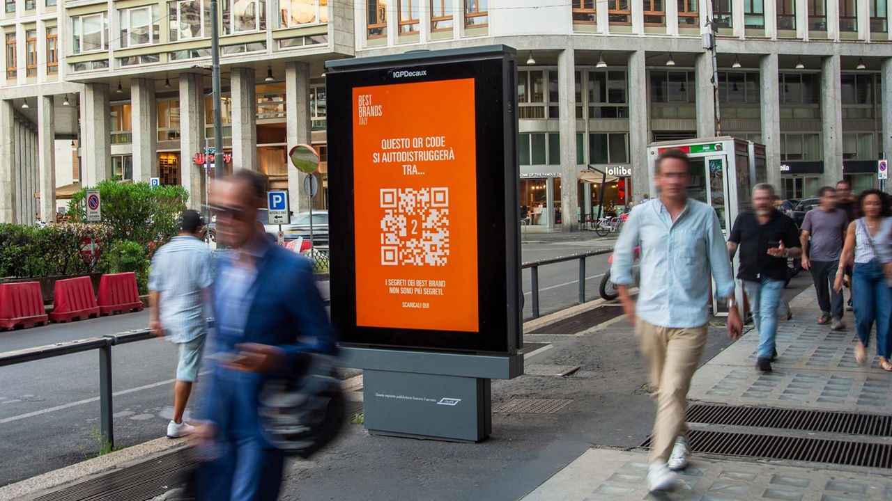 Dooh del Libro Quattro a Milano