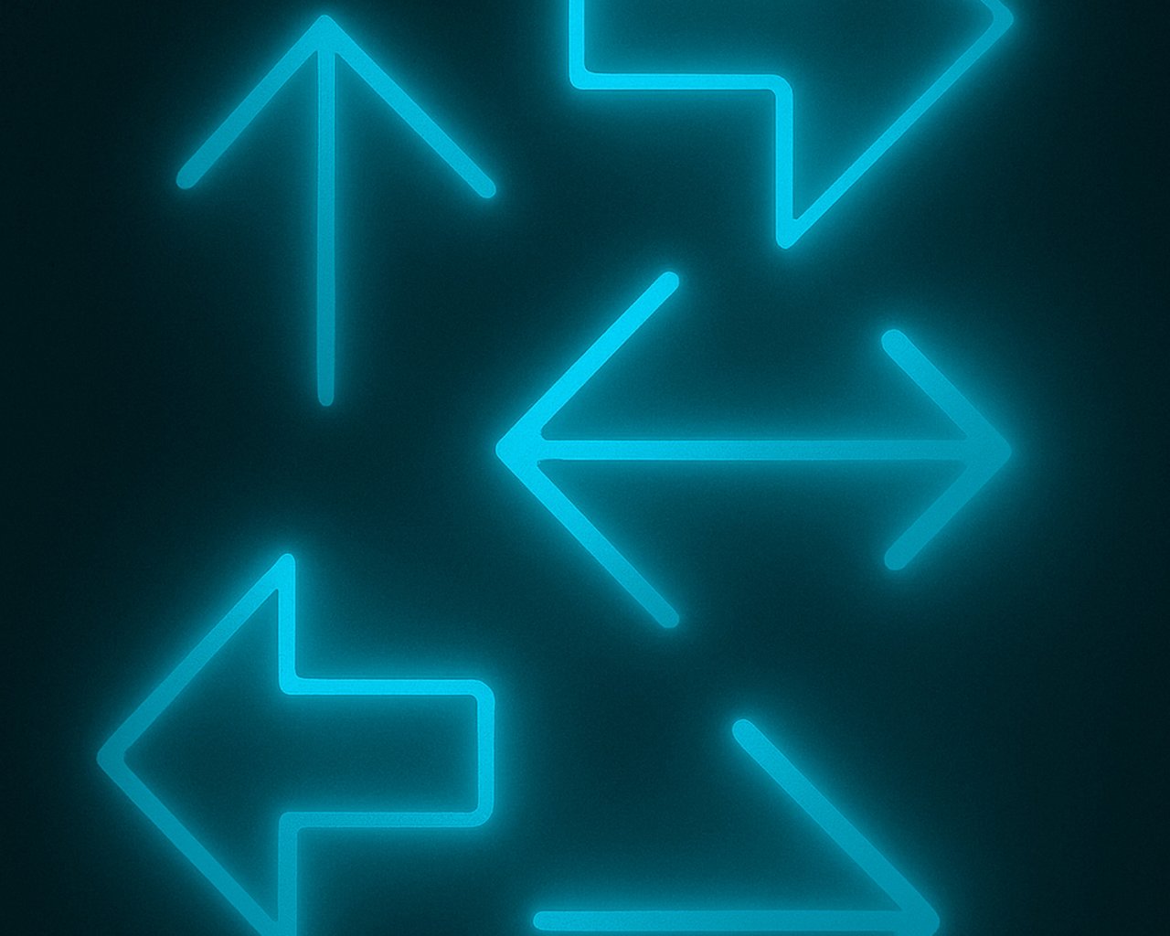 multiple arrows pointing in different directions