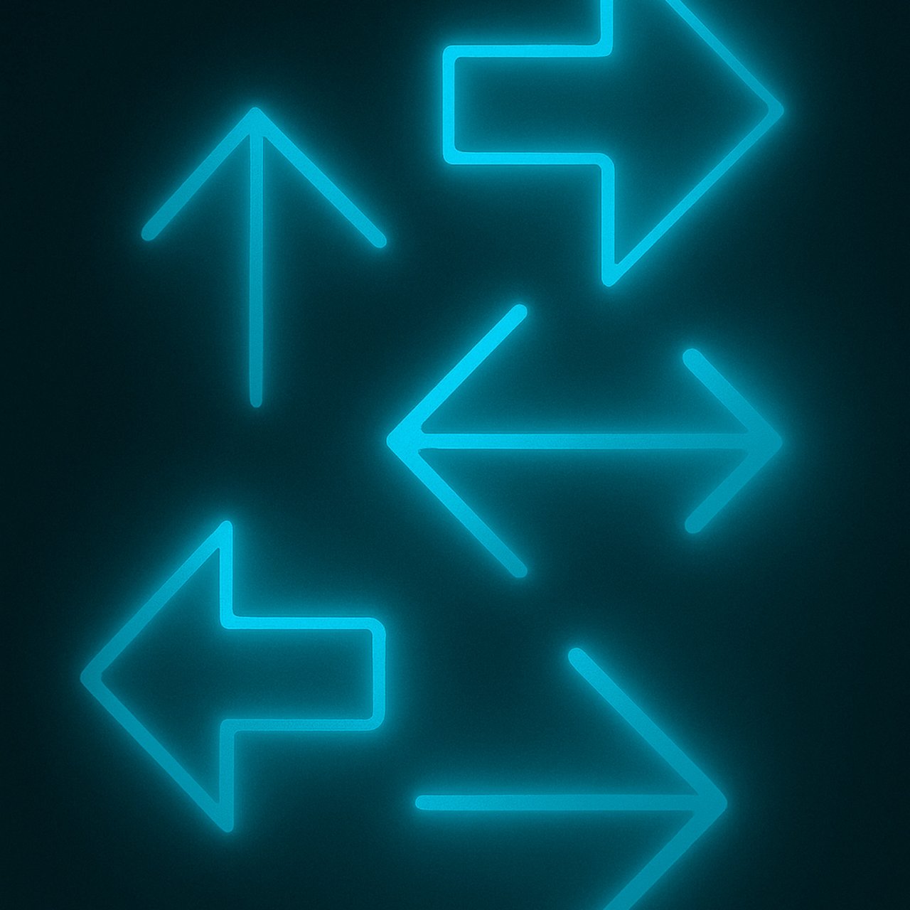 multiple arrows pointing in different directions