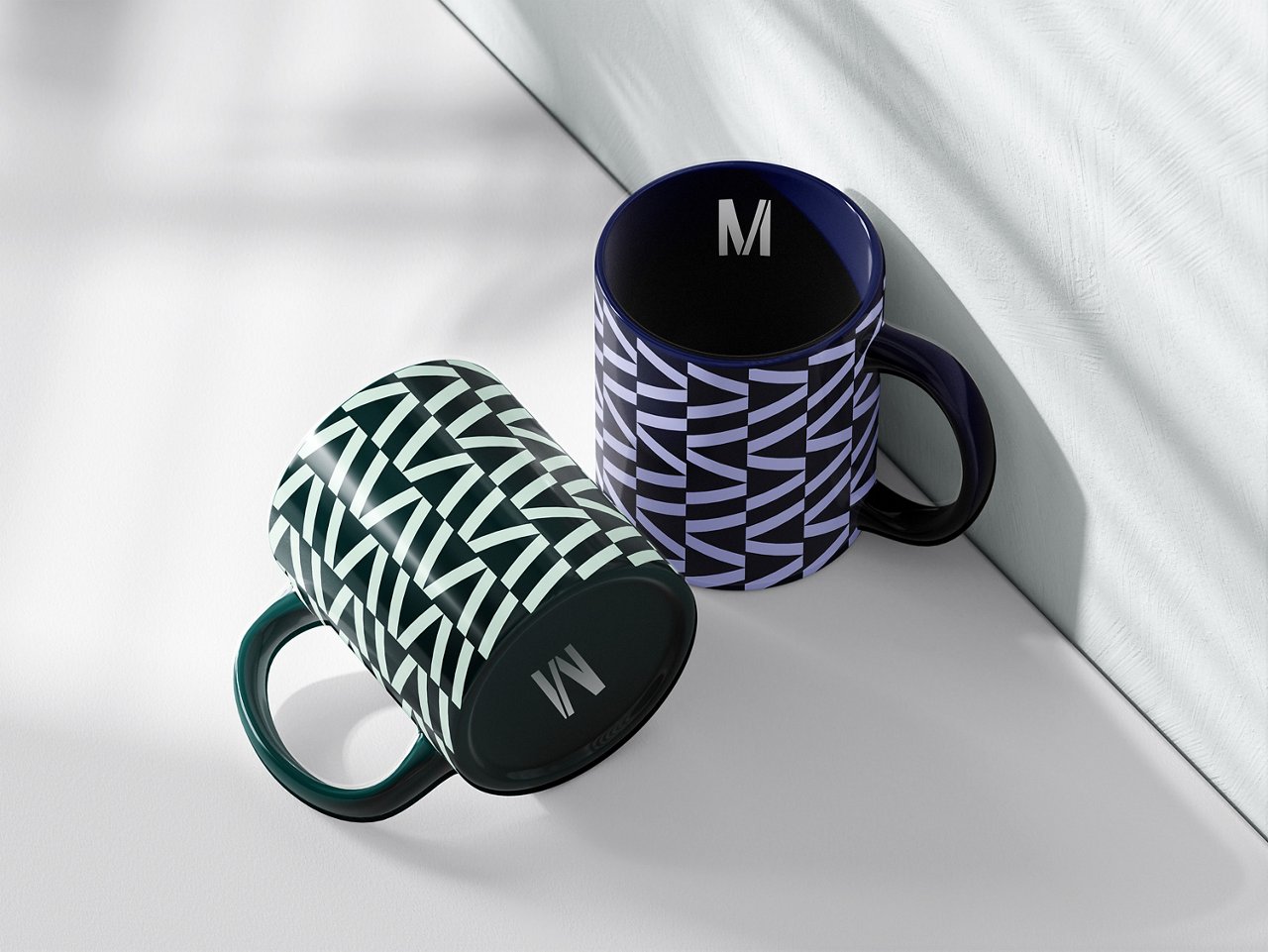 two mugs in munich airport rebrand design
