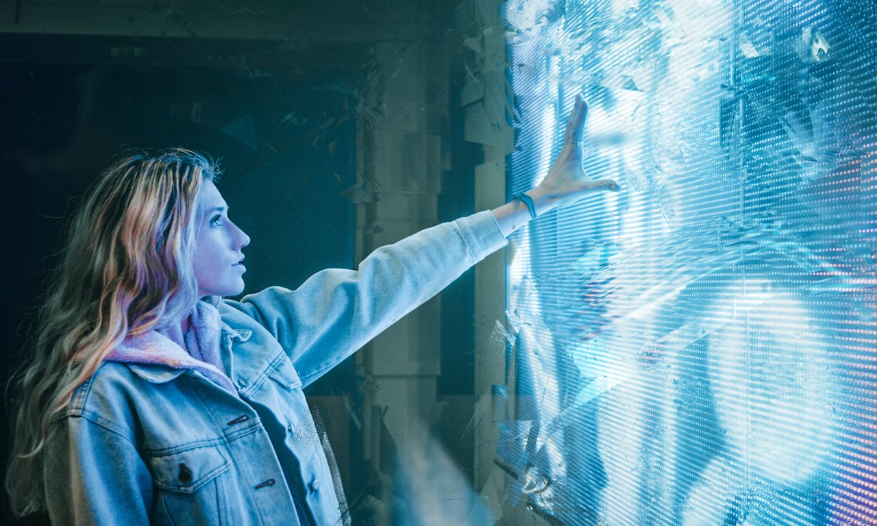 The green lounge area in the house of communication