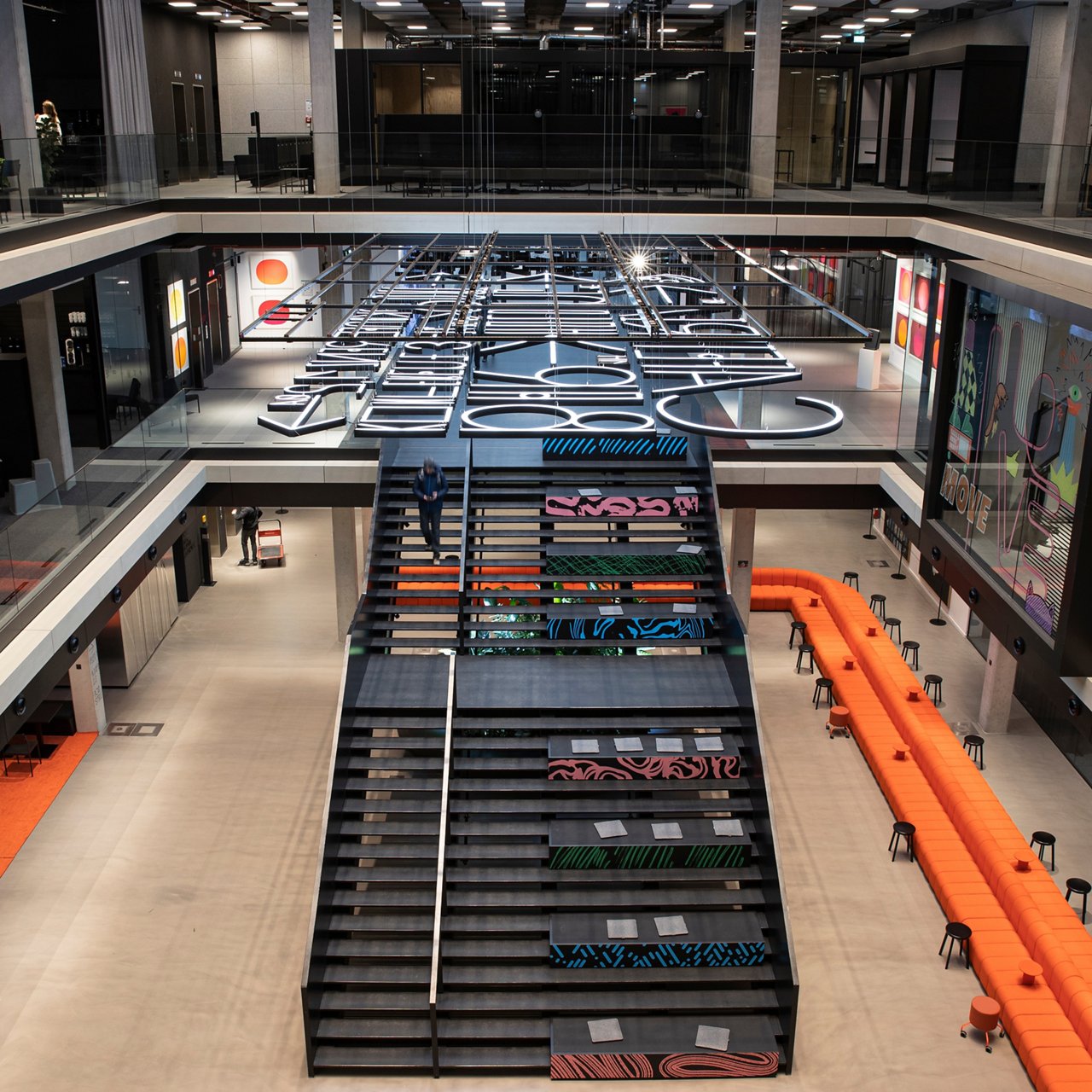 Entrance area of the House of Communication Munich