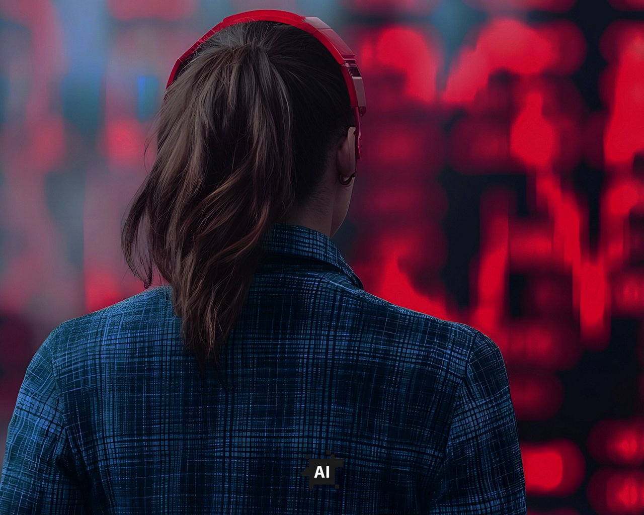 futuristic visualization of a black box with a key hole where red glowing lights come out