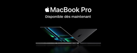 Macbook pro : boosté par les puces M2 Pro et M2 Max. disponible à partir du 24/01 à 8h