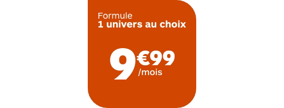 Formule 1 univers au choix à 9€99 par mois