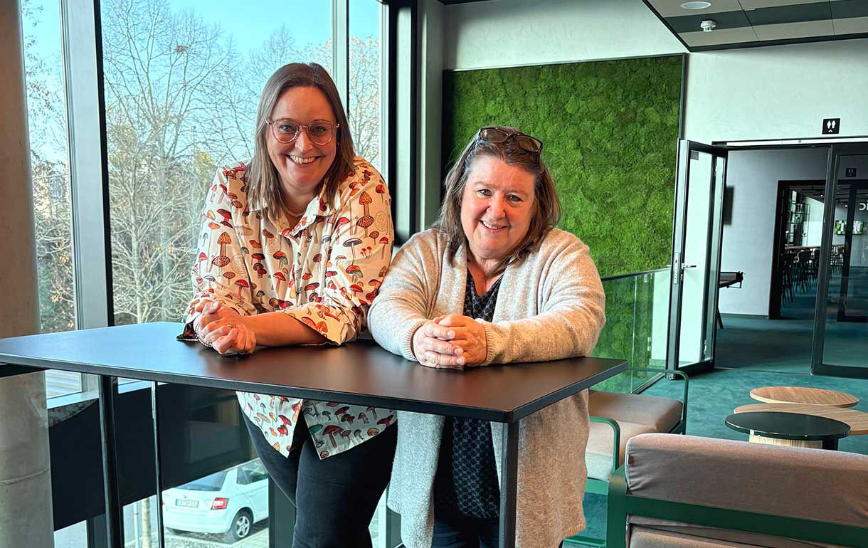 links: Denise Gelpke, rechts: Dr. Claudia Kolar